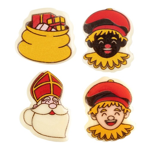 [00070362] 2036726 Saint Nicholas, Piet and gift 3 cm 360pcs ***ON/ORDER***