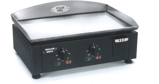 [60502007] ROLLER GRILL PLANCHA STAINLESS STEEL ELECTRIC PLI 600 IN BLACK 60X43 HT28CM 230V