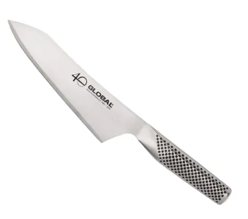 [00070721] GLOBAL G4 SANTOKU ORIENTAL 18CM "40th ANNIVERSARY" MESSEN