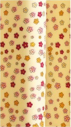 [00070764] 092107 PCB TRANSFER SHEET COLORED FLORAL PATTERN 265X125MM 20 PCS