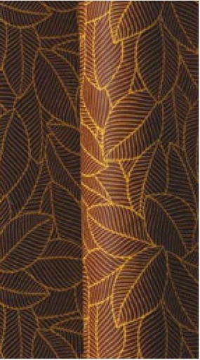 [00070766] 092109 PCB TRANSFER SHEET GOLDEN FOLIAGE 265X125MM 20 PCS