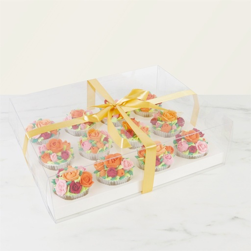 [00070890] CRYSTAL BOX FOR 12 CUPCAKES