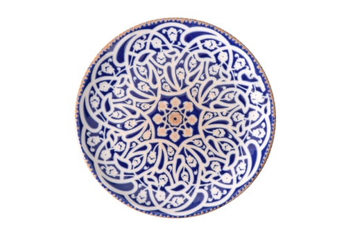 [00070945] PIOLI ORIENTAL DINNER PLATE 23CM BLUE/WHITE PORCELAIN - OR18ML23