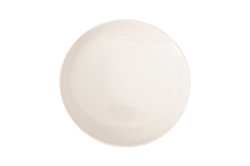 [00070954] PIOLI PLANO ASSIETTE CREUSE 28CM BLANCHE PORCELAINE PETIT BORD DROIT - PL17AP28
