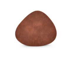 [00070986] BONBISTRO SET VAN 4 ONDERZETTERS 11X10CM DONKERBRUIN LEER - 757195