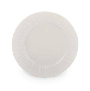 [00071013] BONBISTRO VISTA WHITE PORCELAIN PLATE 21CM - 743101   