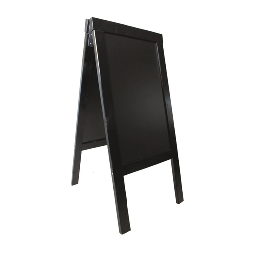 [00071497] STOEPBORD EZEL HARMONIE 56 x 115 CM MATZWART GEKLEURD HOUT