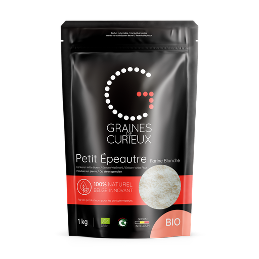 [00071605] BIO WITTE EENKOORNTARWEBLOEM 1KG