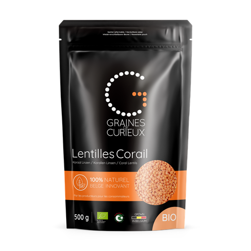 [00071607] ORGANIC RED LENTILS 500GR