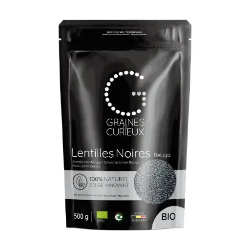 [00071608] ORGANIC BLACK BELUGA LENTILS 500GR