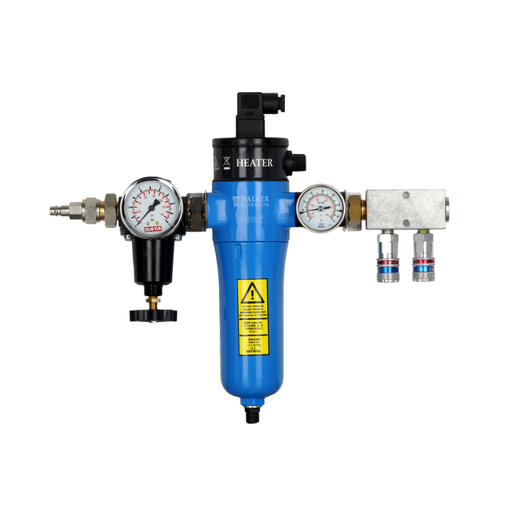 [00071636] SGI RECHAUFFEUR D AIR A55TH AVEC THERMOMETRE + REGULATEUR D'AIR ENTREE EURO, DOUBLE SORTIE D'AIR 220 VOLT