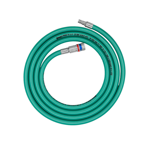 [00071650] SGI FOOD-GRADE AIR HOSE 5M WITH EURO ESAFE COUPLER 9.5MM + EURO FITTING - CRIMPED
