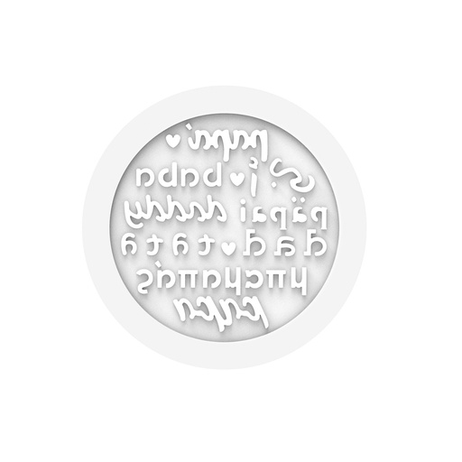 [00071668] SILIKOMART MOLD DAD DECOR MAT TD12 ø145 H 2MM