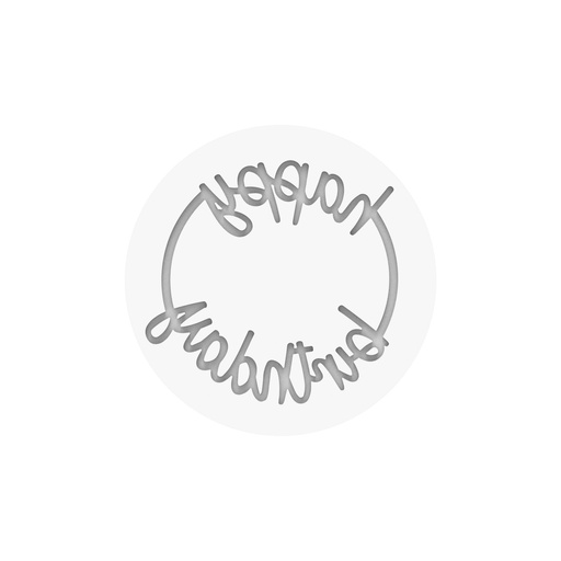 [00071669] SILIKOMART MOLD BIRTHDAY DECOR MAT TD15 ø168 H 2MM