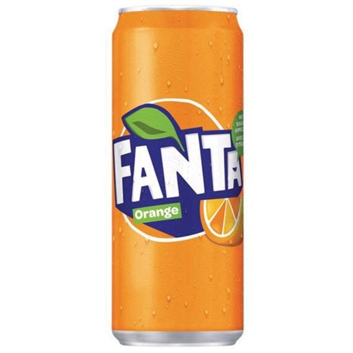[02050408] FANTA ORANGE DRINK SLEEK CAN 24 X 33CL