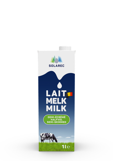 [00073137] SOLAREC MILK *SEMI-SKIMMED* ​​UHT TETRA 12 X 1L