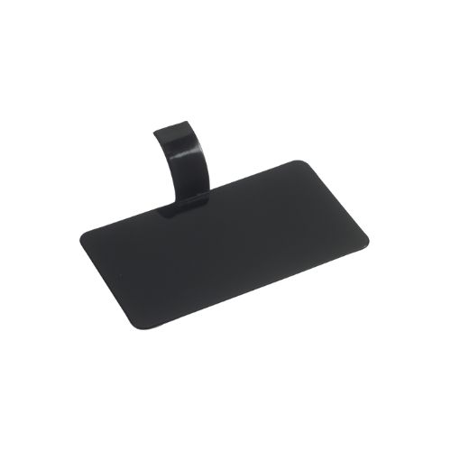 [00073606] GEBAKSONDERSTEUNING RECHTHOEKIGE PALET ZWART 10X5,5CM PAK VAN 100 STUKS