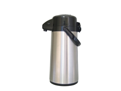 [57661219] THERMOS POMPE 1.9L  INOX BOUTEILLE VERRE BASE TOURNANTE AXS197