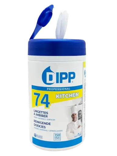 [00073791] DIPP 74 DROOGREINIGENDE DOEKJES 150PC 20CMX14CM