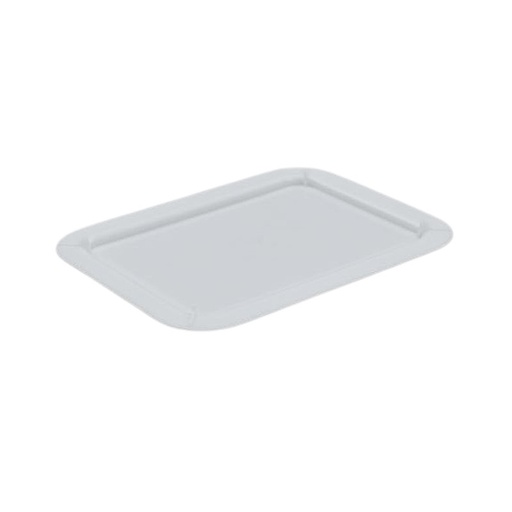 [00073831] WHITE RECTANGULAR LID FOR 5L CONTAINER 400 x 300 MM
