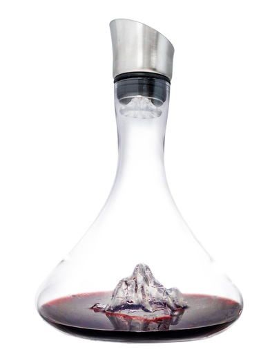 [00073885] VIN BOUQUET CARAFE EEN DECANTER VERRE “MONTAGNE” 1,5 l 