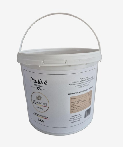 [00074041] AGRONUTS PATE PRALINÉ NOISETTES 50% 5KG