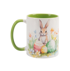 [00074152] RABBIT/GARDEN MUG DIAM 8CM H9.5CM 300ML