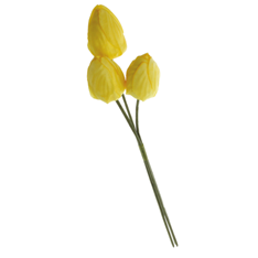 [00074157] PIK VAN 3 GELE TULPEN H8,5CM