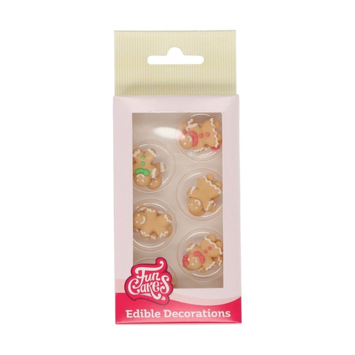 [00074444] Funcakes suiker peperkoekmannetjes, 12 stuks