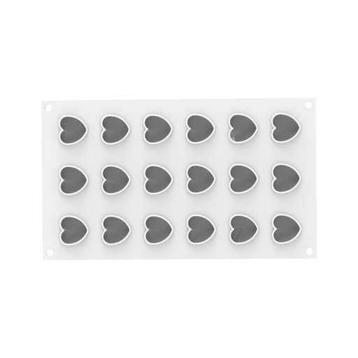 [00074773] SILIKOMART CUORE XS 13 SILICONENVORM N.18 34 x 33 H20MM