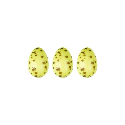 [00075224] 2069986 MINI MACHA GREEN EGGS WITH SPOTS 3D 2 x 1.5 CM 162PCS