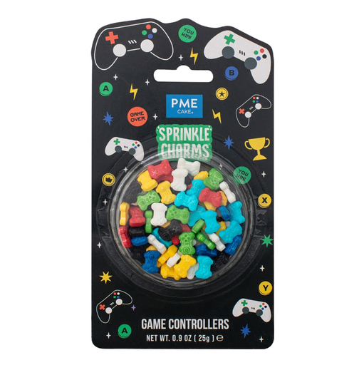[00075322] MIXED SUGAR DECORS GAME CONTROLLERS 25G