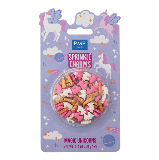 [00075325] MIXED SUGAR DECORS MAGIC UNICORNS 25G