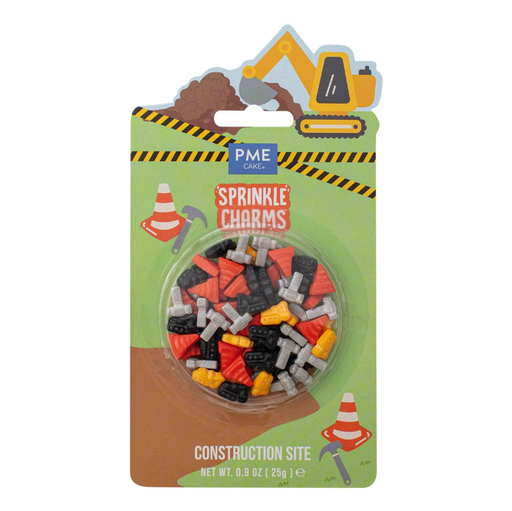 [00075326] MIXED SUGAR DECORS CONSTRUCTION SITE 25G