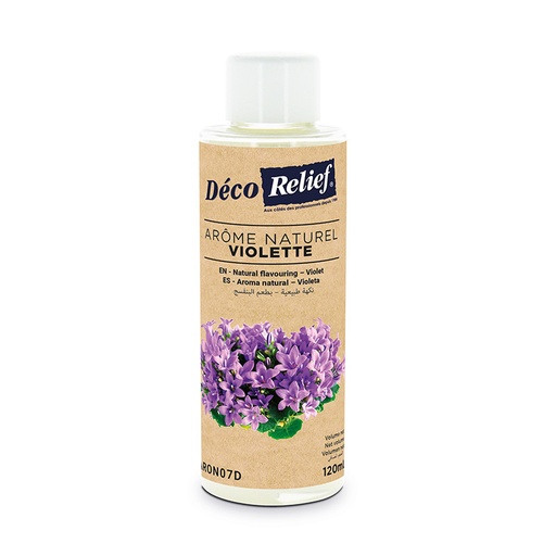 [00075347] DECORELIEF NATURAL FLAVOURING 120ML VIOLET