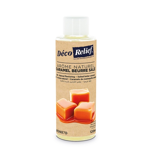 [00075354] DECORELIEF SALTED BUTTER CARAMEL FLAVOR 120ML