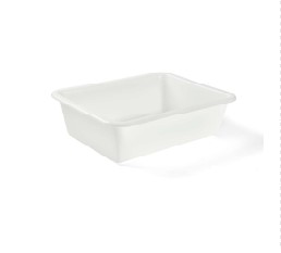 [00075535] BAC A PATE BLANC 52 x 40 CM HT 14,5CM 20L