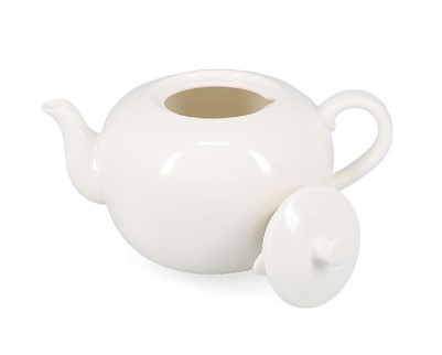 [00075674] BONBISTRO WHITE PORCELAIN TEAPOT 58CL 