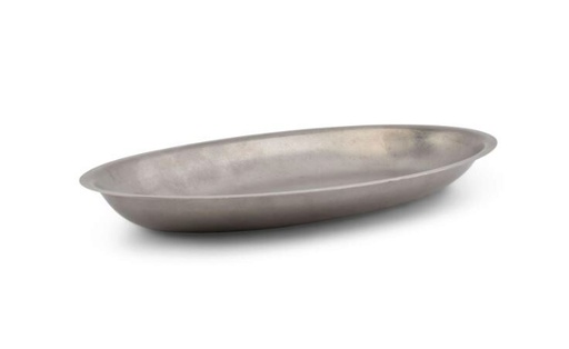 [60252031] BONBISTRO VINTAGE SILVER OVAL DISH 30X18.5XH2.5CM - 791455