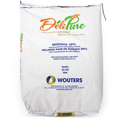 [05040197] WOUTERS MIX 50% DELIPURE BRAND BREAD 25KG