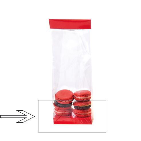 [60700595] SOCLE N°3 ROUGE LAQUE POUR FOND SACHET 10X6X1,7CM 100PCS