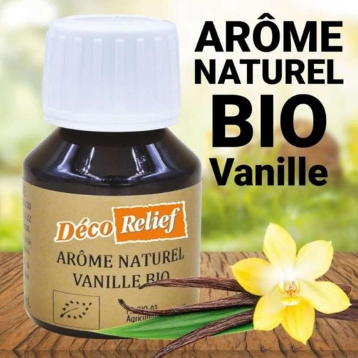 [70409226] WATER-SOLUBLE VANILLA ORGANIC AROMAS 58ML