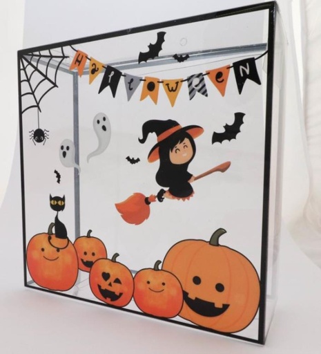 [62230113] HUISDIERENBOX "HALLOWEEN" 22X8XHT22CM
