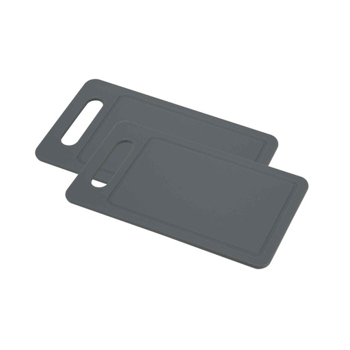 [57658250] C&T SET 2 GRAY POLY BOARDS 25X14XHT.6CM