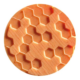 [08056890] 060944 PCB RONDS CBC AVEC RELIEF MIEL Ø 2,5 CM 176PCES ***s/cd***