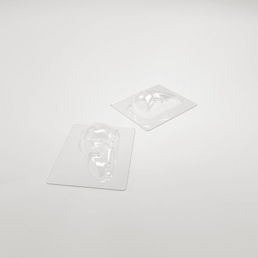 [08056327] 025193 PCB MOULES OURS COUCHÉ POUR 4 PIÈCES 12X6,8CM H. 4,2 CM 8PCES ***S/CD***