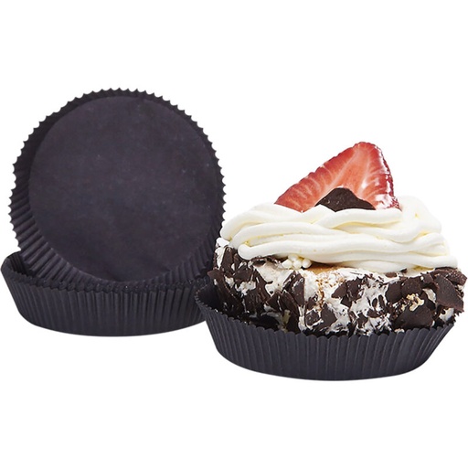 [41802191] CUVETTE NOIRE RONDE DIAM 7-11CM HT 2CM 1000 PCES FOST+ 2025 INCLUS (0,0925848 €)