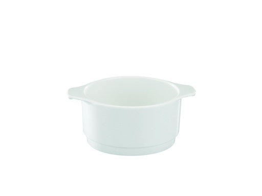 [57663933] WACA BOL MELAMINE 35CL BLANC 11XH5.7CM 2 TENONS MODELE DROIT - 1864-70