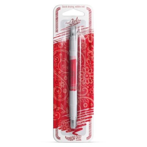 [70407178] FOOD-SAFE FELT PEN 2 TIPS 0.5/2.5MM RED