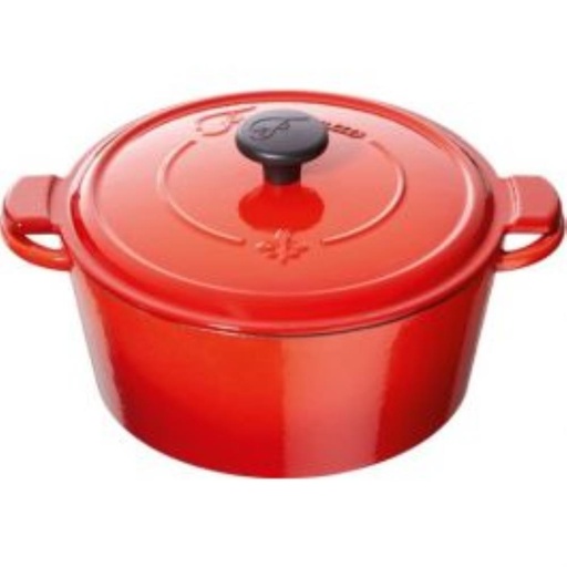 [60250832] FONTIGNAC RONDE SUDDERPOT 26CM - 5,2L ROOD